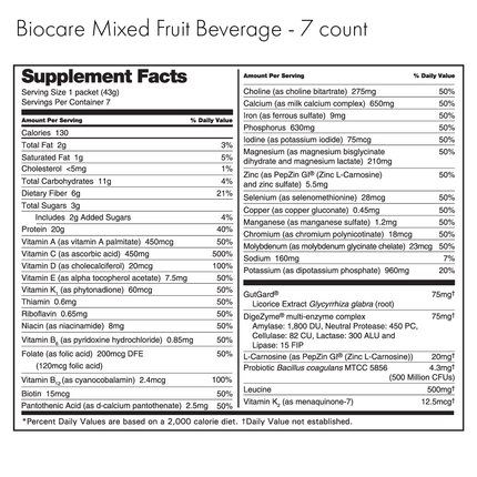 Mixed Fruit Beverage - 7 count