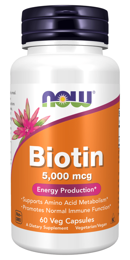 Biotin 5,000 mcg Veg Capsules