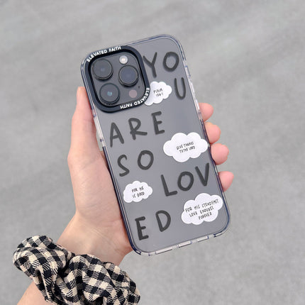Black You Are So Loved Phone Case