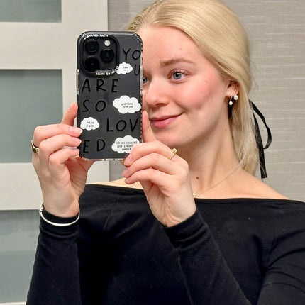 Black You Are So Loved Phone Case