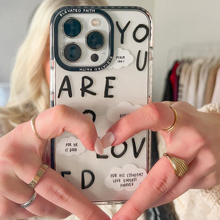 Black You Are So Loved Phone Case
