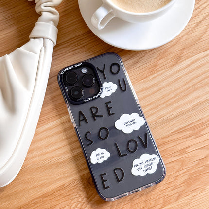 Black You Are So Loved Phone Case