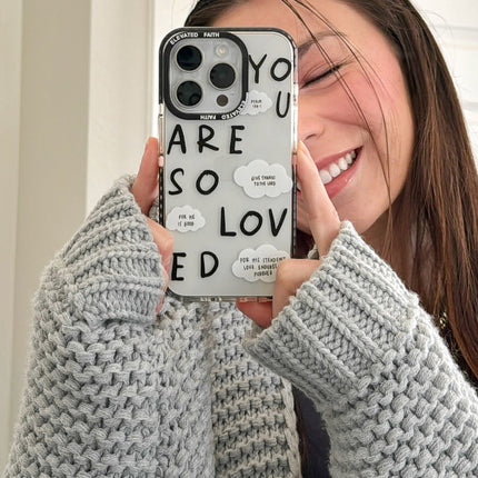 Black You Are So Loved Phone Case