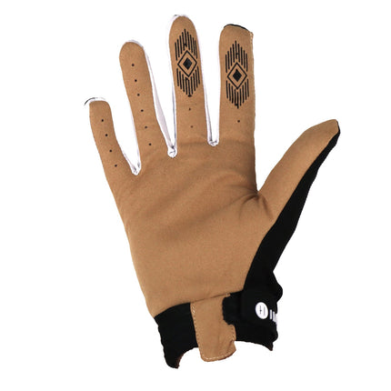 Tan and Black Gloves