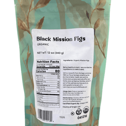 Figs, Mission, X-Choice, Organic