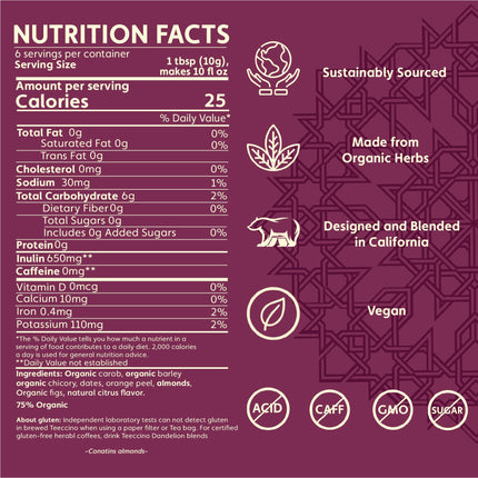 Blood Orange Chicory Herbal Coffee