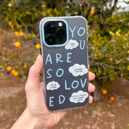 Blue You Are So Loved Frosted Phone Case