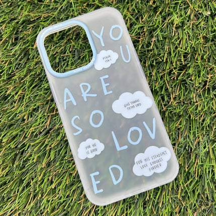 Blue You Are So Loved Frosted Phone Case