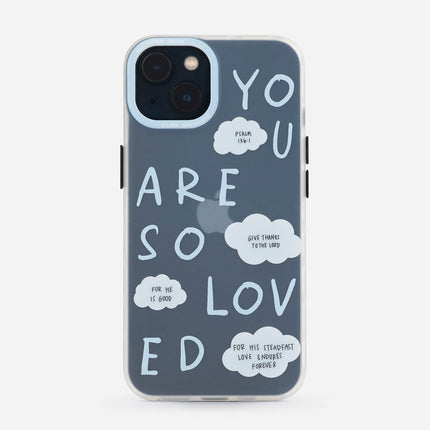 Blue You Are So Loved Frosted Phone Case