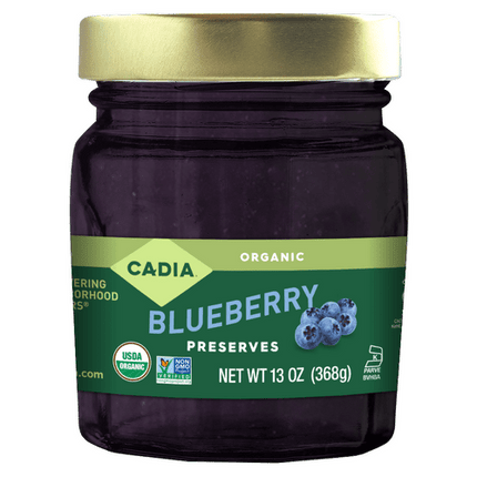 Blueberry Preserves, Organic, Cadia