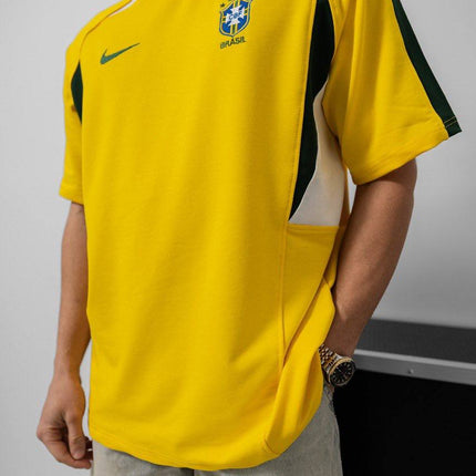 Brazil 2002 Home Jersey - Vintage Football Jersey - Retro Soccer Kit