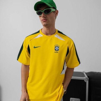 Brazil 2002 Home Jersey - Vintage Football Jersey - Retro Soccer Kit