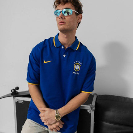 Brazil Football Jersey - Retro Graphic Tee - Vintage Soccer Shirt - Brasil Fan Top