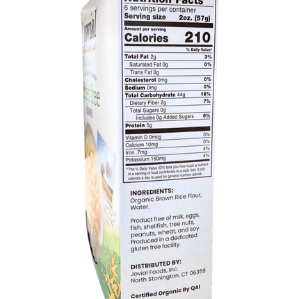 Elbows, Brown Rice, Organic, Jovial, Gluten-Free