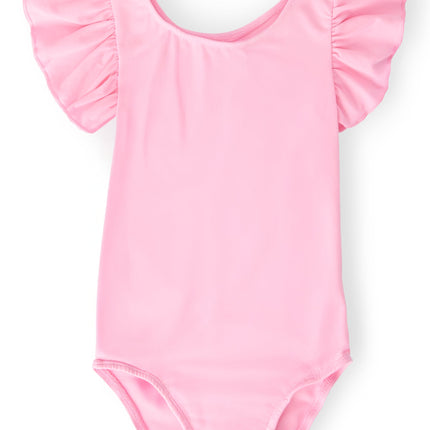 Bubblegum Pink S/S Flutter Sleeve Leotard