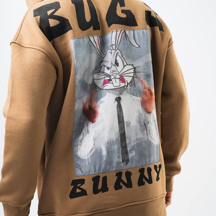 Bugs Bunny Graphic Unisex Oversized Hoodie - Vintage Cartoon