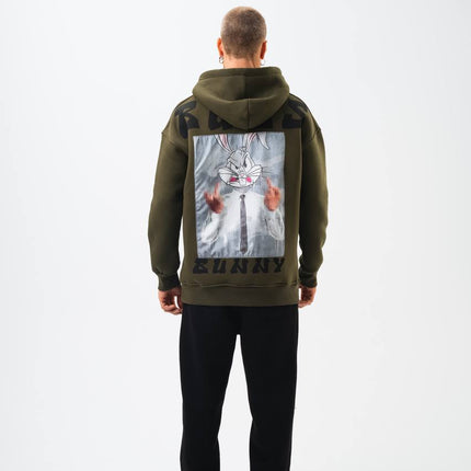 Bugs Bunny Graphic Unisex Oversized Hoodie - Vintage Cartoon