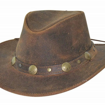 Bullhide Crackled - Leather Australian Hat