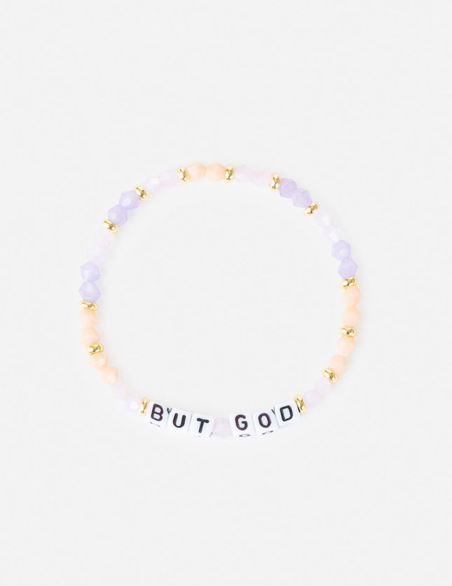 But God Letter Bracelet