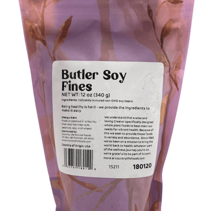 Soy Fines, Non-GMO, Butler