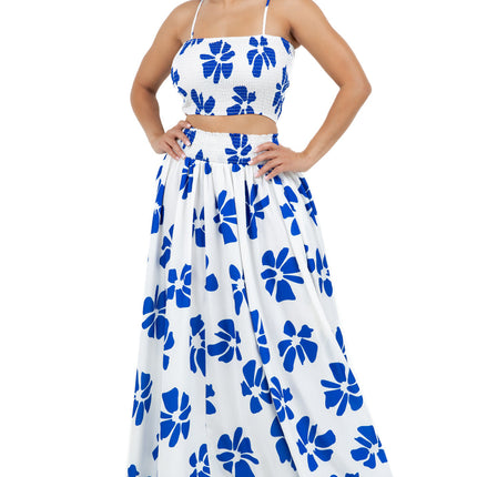 WOMEN FASHION TOP AND SKIRT SET