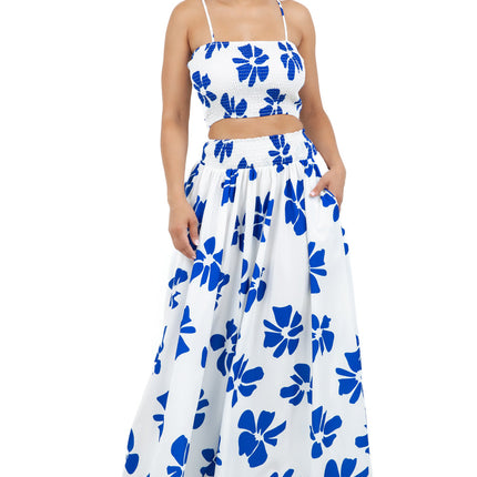 WOMEN FASHION TOP AND SKIRT SET