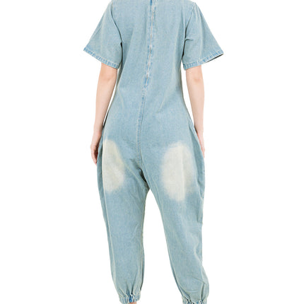 WOMEN FASHION DENIM JUMPSUIT