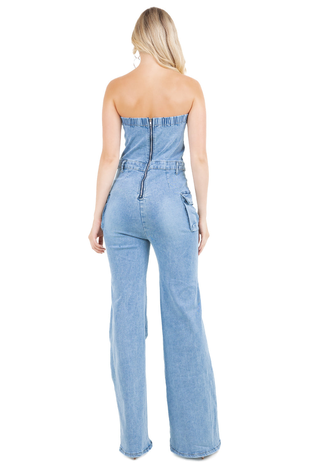 WOMEN FASHION DENIM JUMPSUIT