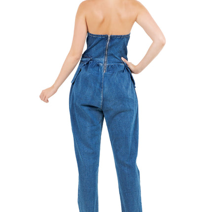 WOMEN FASHION DENIM JUMPSUIT