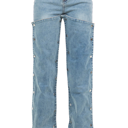 WOMEN FASHION STYLE DENIM PANTS