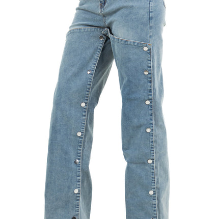 WOMEN FASHION STYLE DENIM PANTS