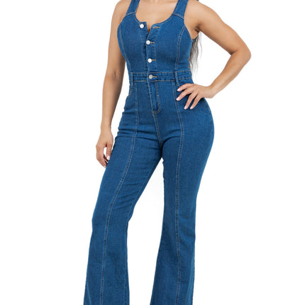 WOMEN FASHION DENIM JUMPSUIT