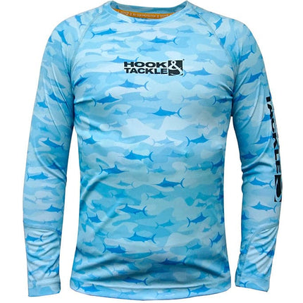 Youth Camo Billfish UV Fishing Shirt (8-20)