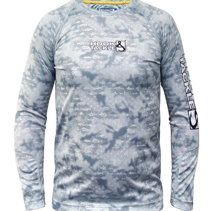 Youth Fish Fractal UV Fishing Shirt (8-20)