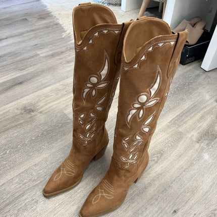 Tan Suede Boots