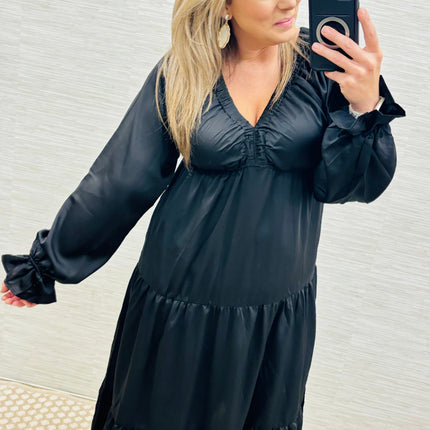 Classic Black Maxi Dress