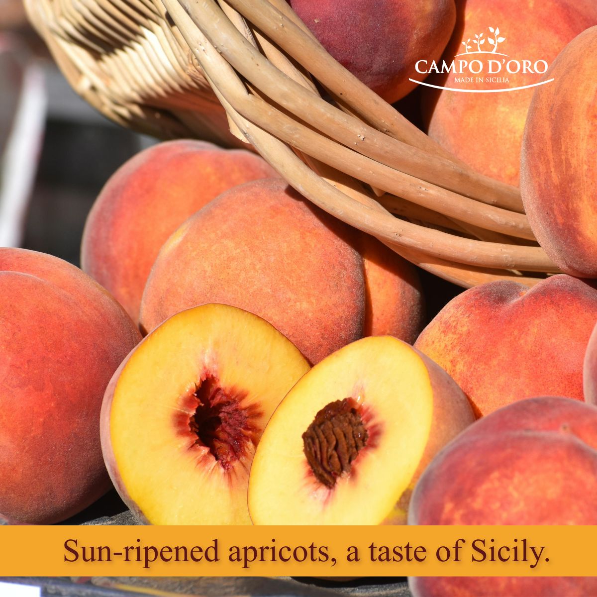 Campo D'Oro, Sicilian Apricot Jam, 12 oz (340g)