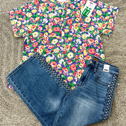 Purple Sunset Fields Blouse
