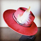 White Turquoise and Gold/White Feather