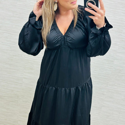 Classic Black Maxi Dress