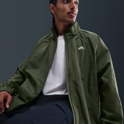 Nike Sb Denim Full Zip-Up Track Jacket - Olive/Green