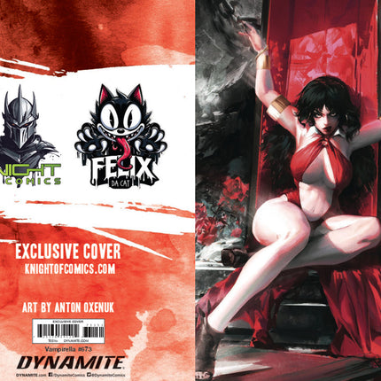 VAMPIRELLA #673 - ANTON OXENUK VIRGIN VARIANT EXCLUSIVE COVER A