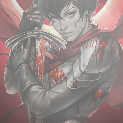 TRIBUTE KENTARO MIURA CREATOR OF BERSERK - KATYA SINYUKHINA COVER D WHITE METAL LTD 10 FANEXPO NEW ORLEANS EXCLUSIVE