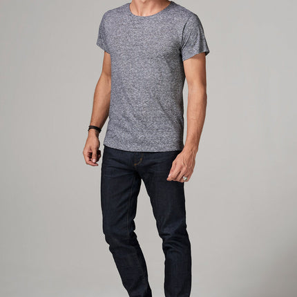 Men's Crew Neck Stripe Tee - Mini Stripe