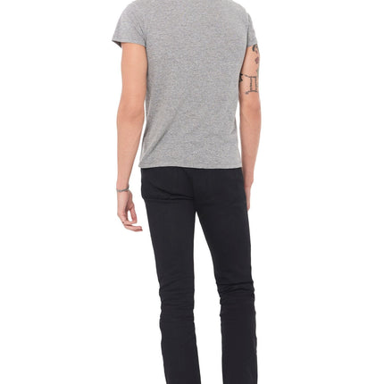 Men's Novelty Texture Crew Neck Tee