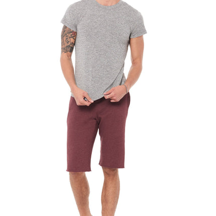 Men's Novelty Texture Crew Neck Tee