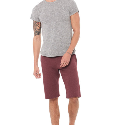 Men's Novelty Texture Crew Neck Tee