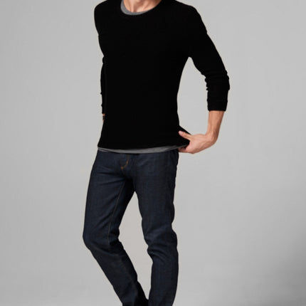 Men's Waffle Thermal Pullover Sweater