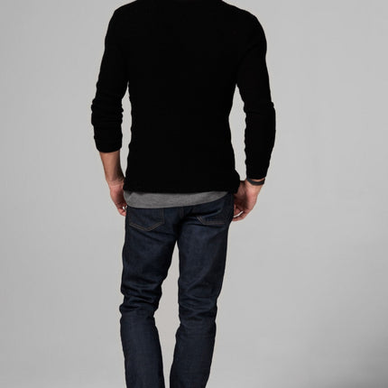Men's Waffle Thermal Pullover Sweater