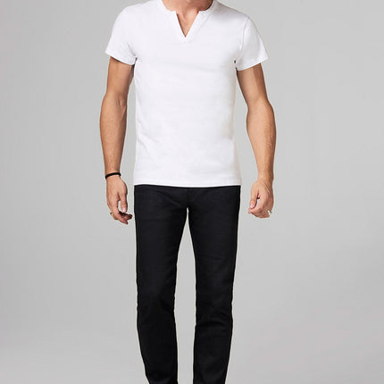Men's Heavy Cotton Cross V-Neck Tee